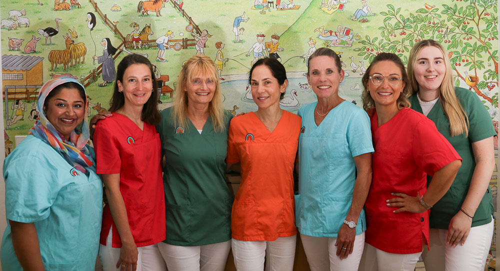 Das Team der Kinderarztpraxis Bensheim
